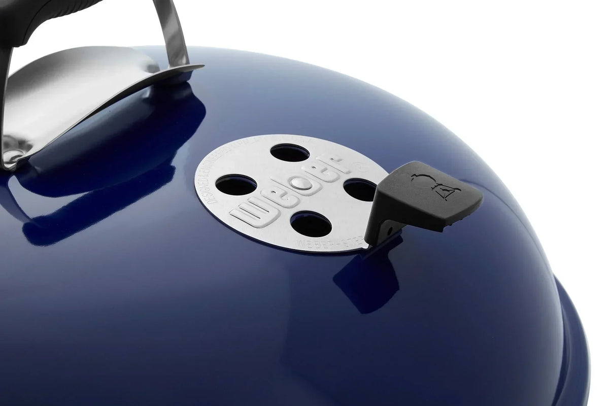 NEW for 2026 Ocean Blue Weber Mastertouch C-5755 Charcoal Kettle Barbecue