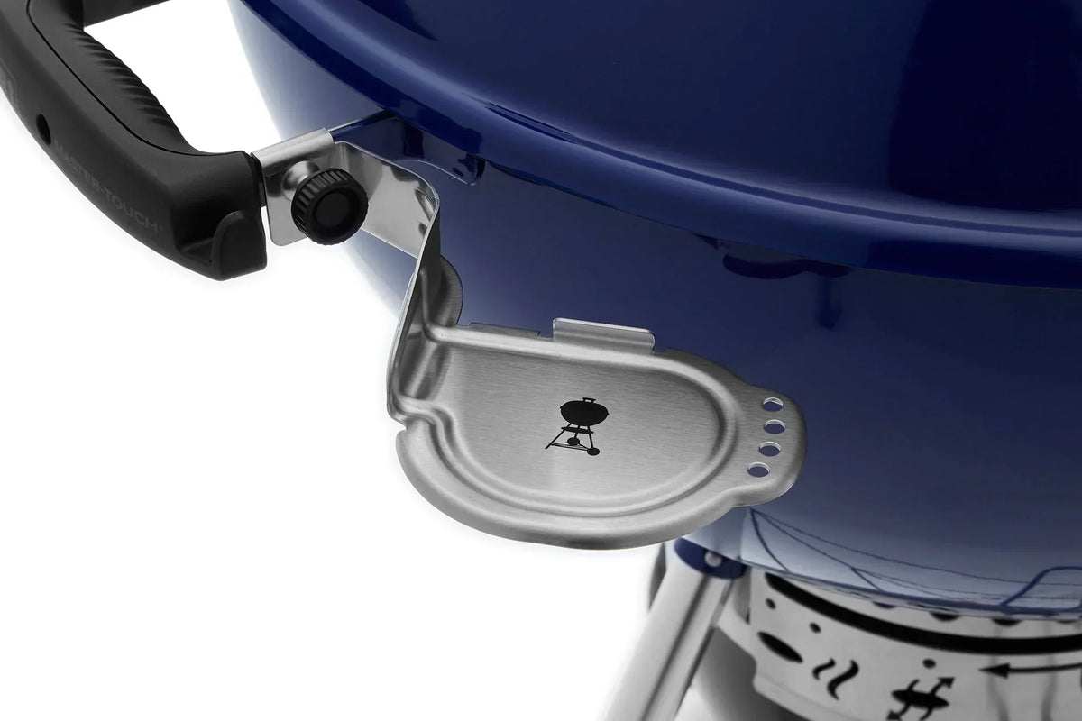 NEW for 2026 Ocean Blue Weber Mastertouch C-5755 Charcoal Kettle Barbecue