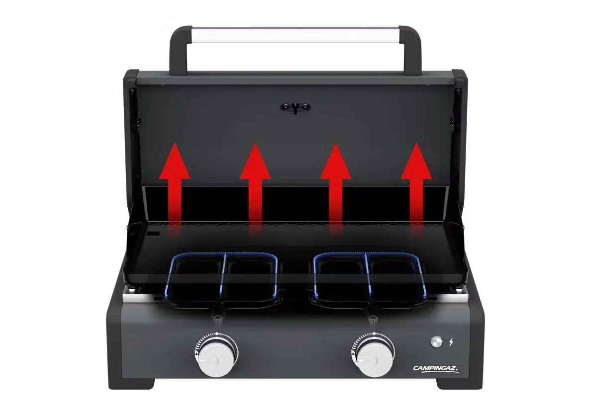 Campingaz Sigma 2 Gas Plancha Griddle with Hood