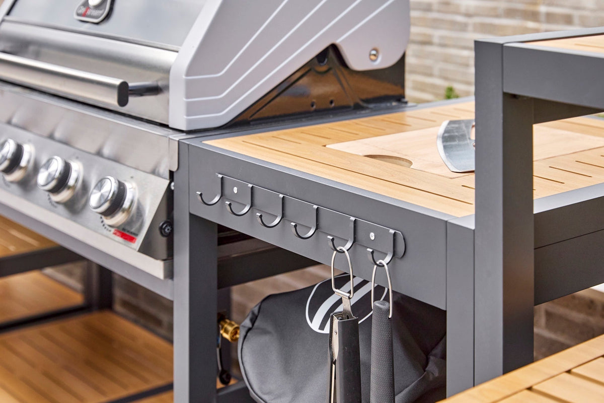 Grillstream Sanctuary Oak 4 Burner Outdoor Kitchen