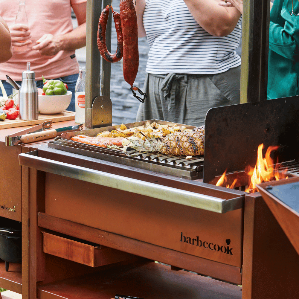 Barbecook Pedro asado-barbecue in corten and stainless steel