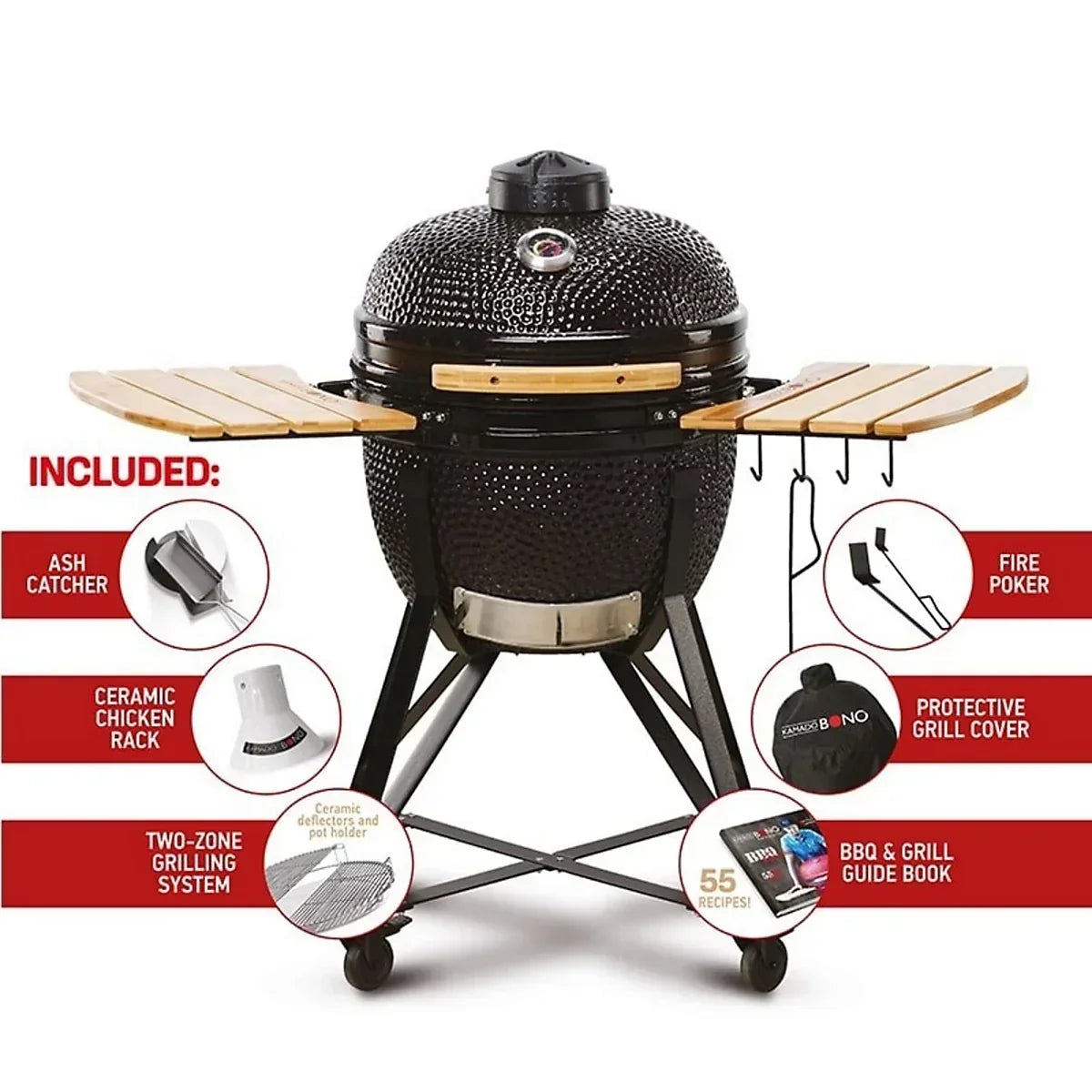 Kamada Bono, Media, Ceramic Grill 20"
